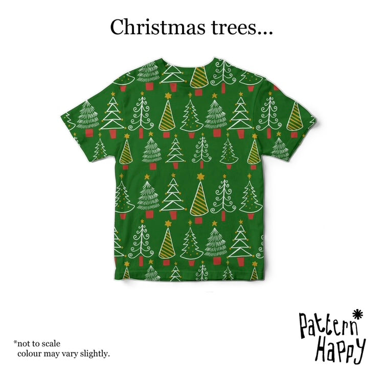 *CHRISTMAS COLLECTION* All over Christmas Trees - 0.5 Metres