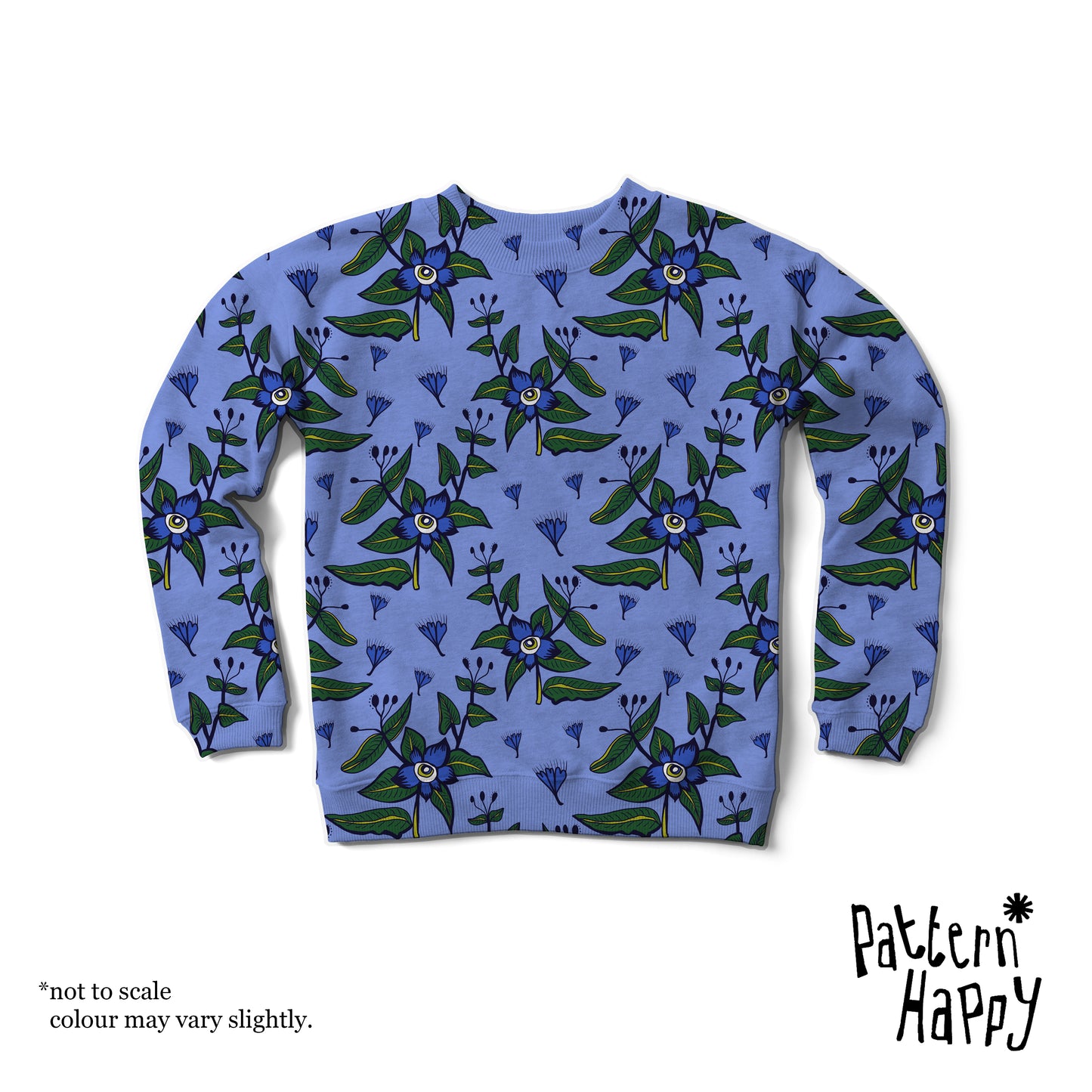 ****** NEW COLLECTION Country Floral Set 2 Cornflour- 0.5 Metres